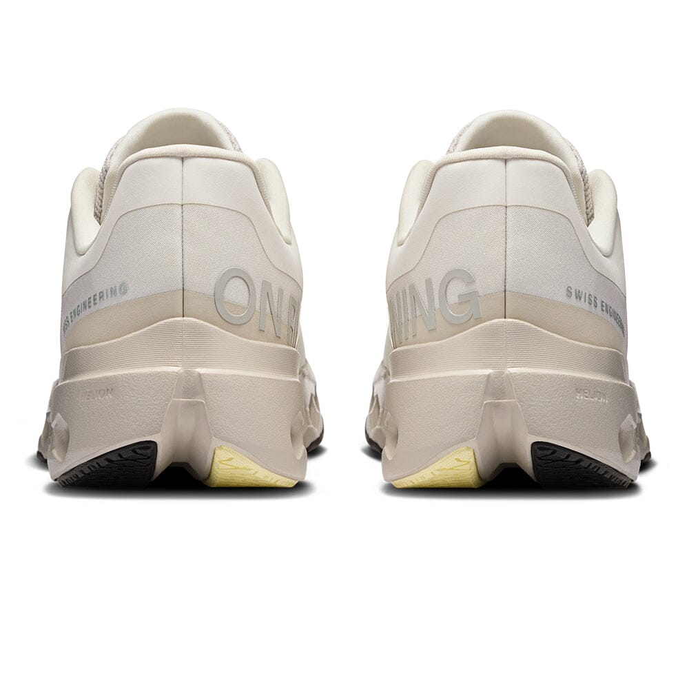 On Men's Cloudsurfer Next - BlackToe Running#colour_ivory-silver