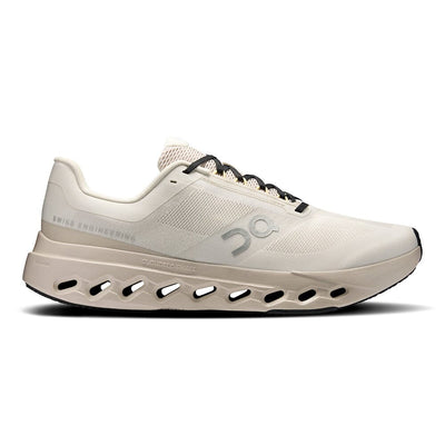 On Men's Cloudsurfer Next - BlackToe Running#colour_ivory-silver