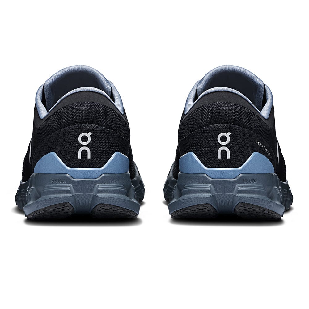 On Men's Cloud X 4 - BlackToe Running#colour_black-chambray