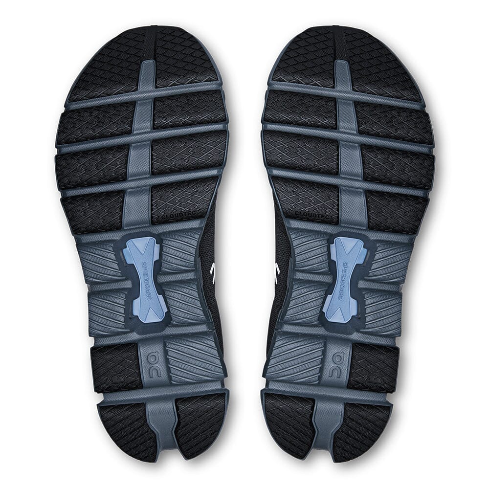 On Men's Cloud X 4 - BlackToe Running#colour_black-chambray