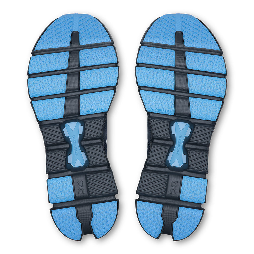 On Men's Cloud X 4 - BlackToe Running#colour_navy-gourami