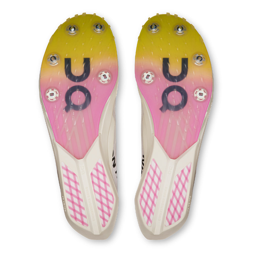 On Men's Cloudspike Amplius 2 - BlackToe Running#colour_white-raspberry