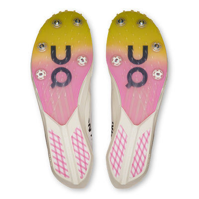 On Men's Cloudspike Amplius 2 - BlackToe Running#colour_white-raspberry