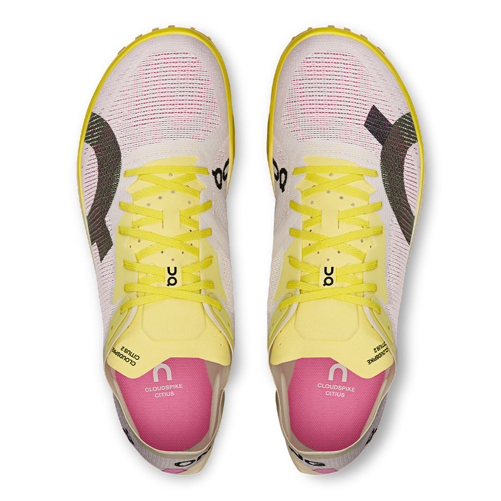 On Men's Cloudspike Citius 2 - BlackToe Running#colour_white-raspberry