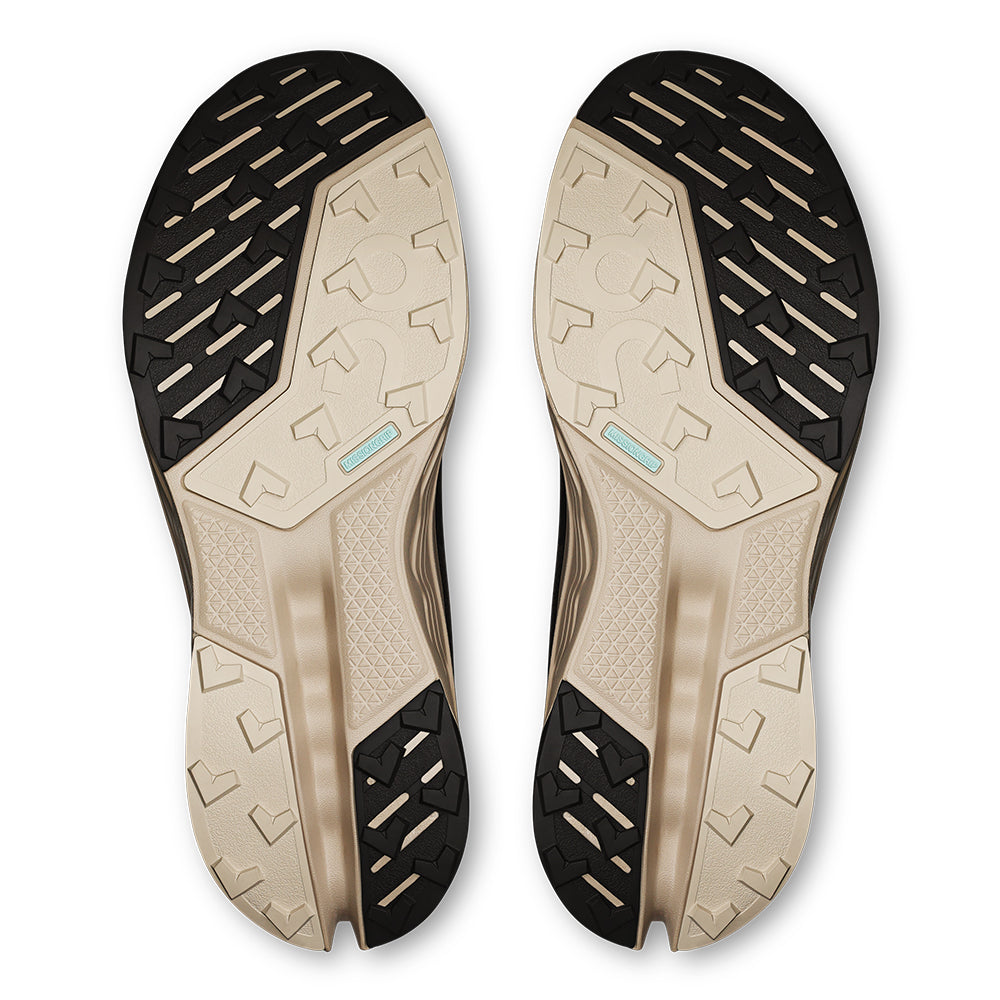 On Men's Cloudsurfer Trail 2 Waterproof - BlackToe Running#colour_cinder-desert