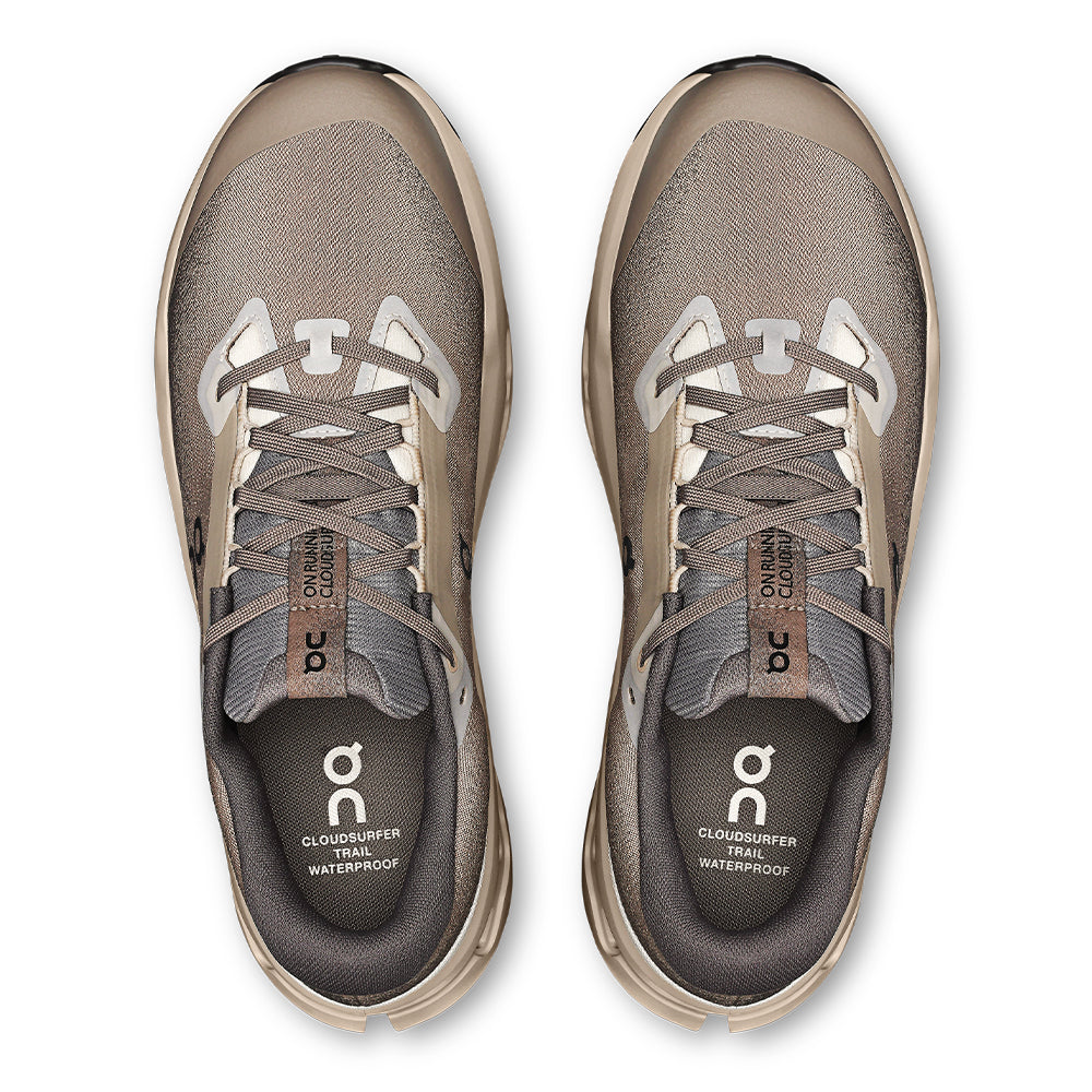 On Men's Cloudsurfer Trail 2 Waterproof - BlackToe Running