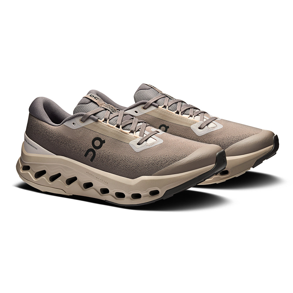 On Men's Cloudsurfer Trail 2 Waterproof - BlackToe Running#colour_cinder-desert