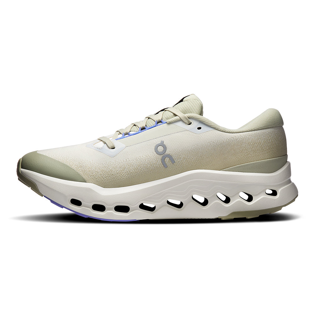 On Men's Cloudsurfer Trail 2 Waterproof - BlackToe Running#colour_ghost-chalk