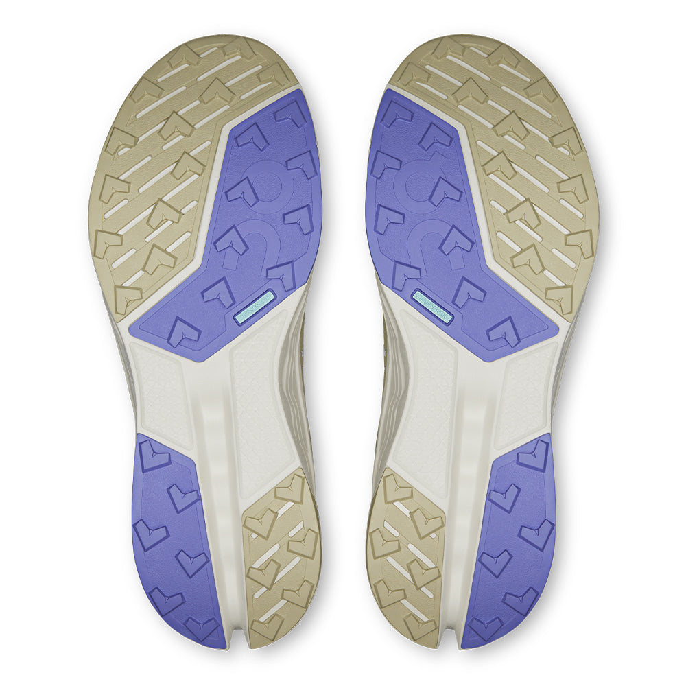 On Men's Cloudsurfer Trail 2 Waterproof - BlackToe Running#colour_ghost-chalk