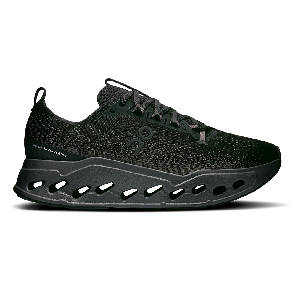 On Men's Cloudsurfer Max - BlackToe Running#colour_black-eclipse