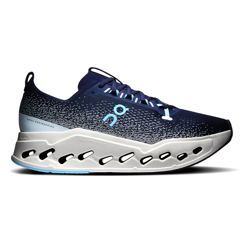 On Men's Cloudsurfer Max - BlackToe Running#colour_midnight-ivory