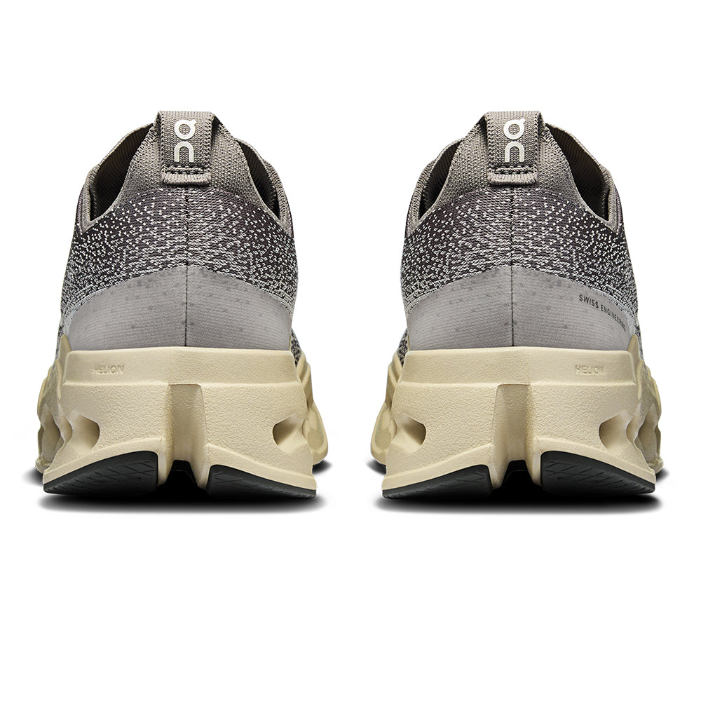 On Men's Cloudsurfer Max - BlackToe Running#colour_asphalt-ice