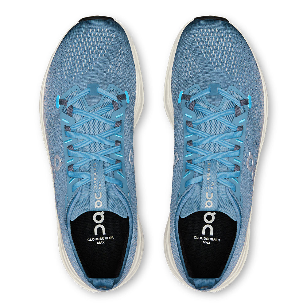 On Men's Cloudsurfer Max - BlackToe Running#colour_dust-ivory