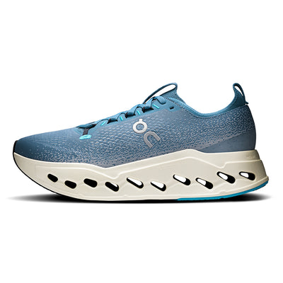 On Men's Cloudsurfer Max - BlackToe Running#colour_dust-ivory