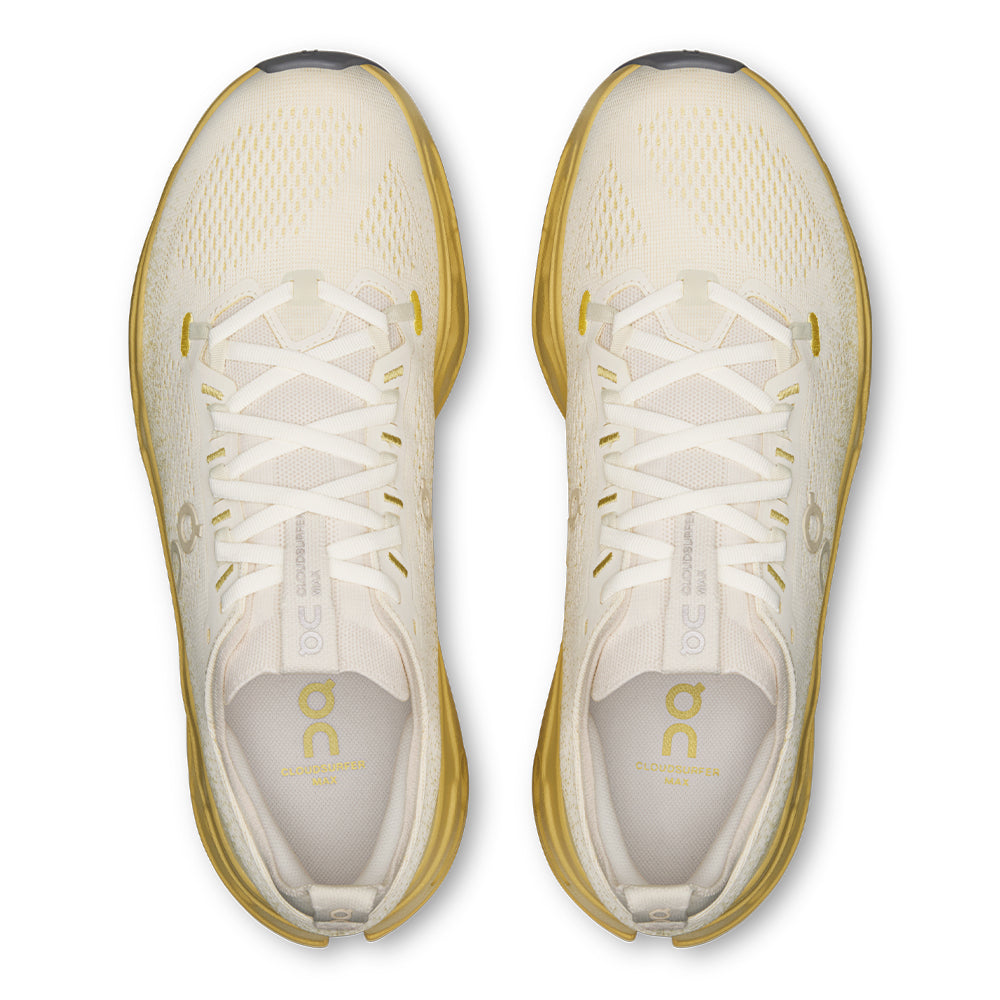 On Men's Cloudsurfer Max - BlackToe Running#colour_ivory-dijon