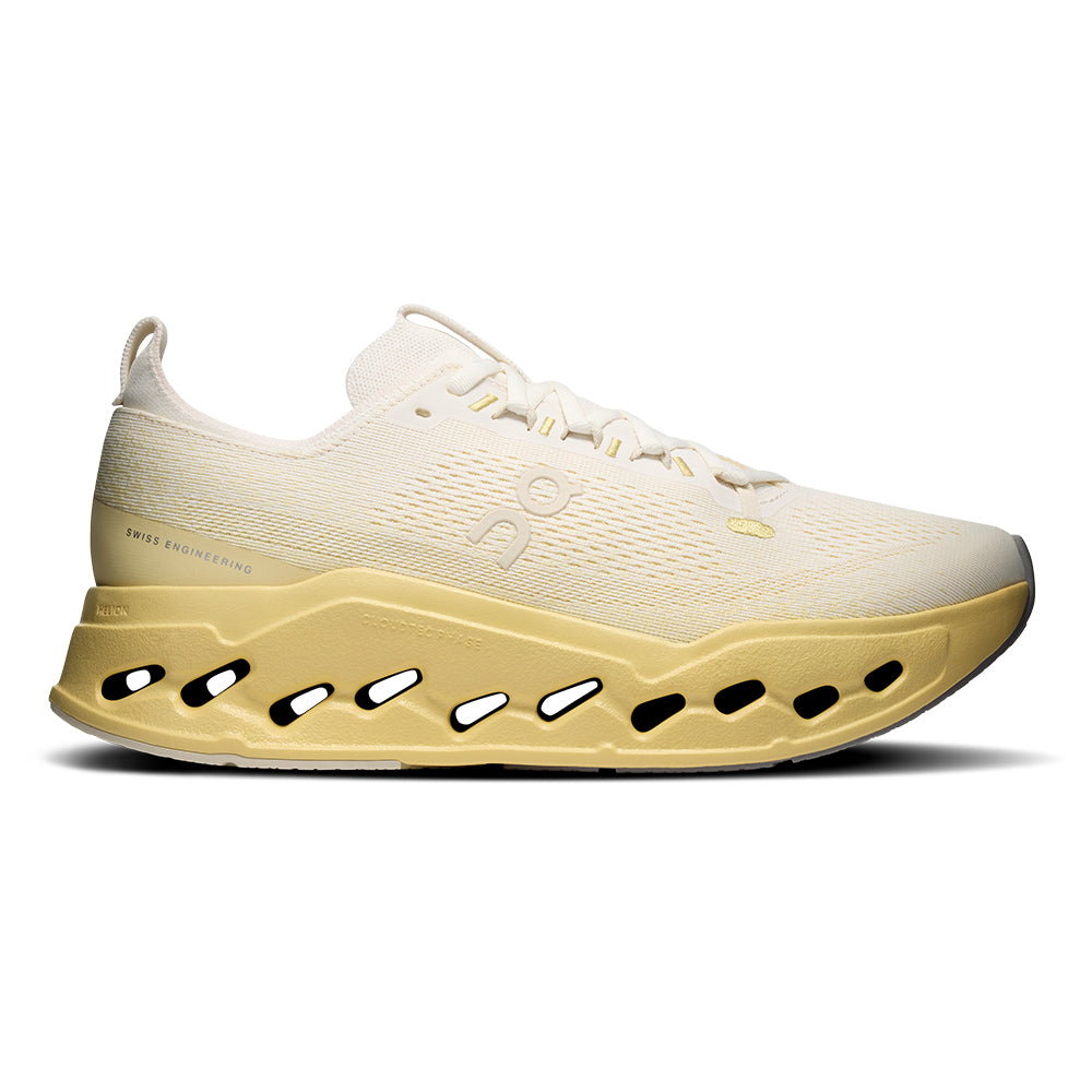On Men's Cloudsurfer Max - BlackToe Running#colour_ivory-dijon