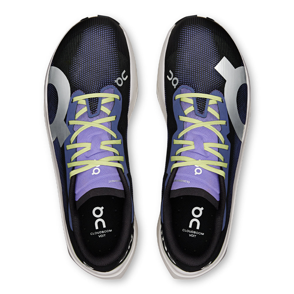 On Men's Cloudboom Volt - BlackToe Running#colour_black-juniper