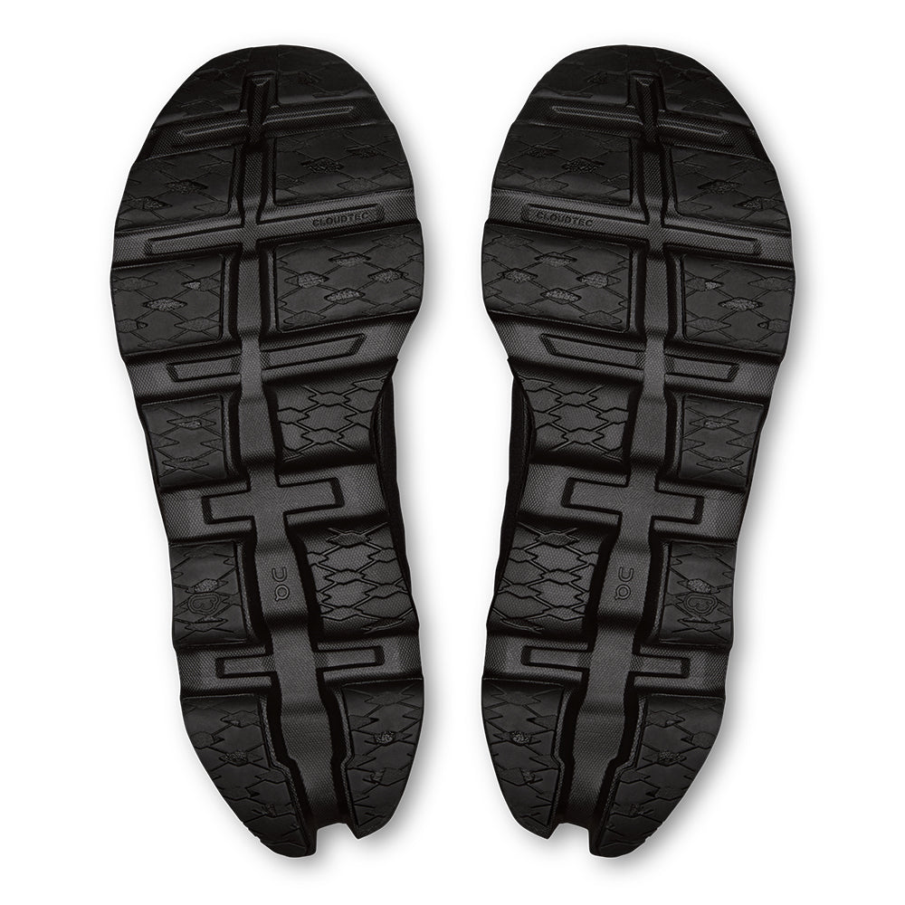 On Men’s Cloudmonster 3 - BlackToe Running#colour_black-black
