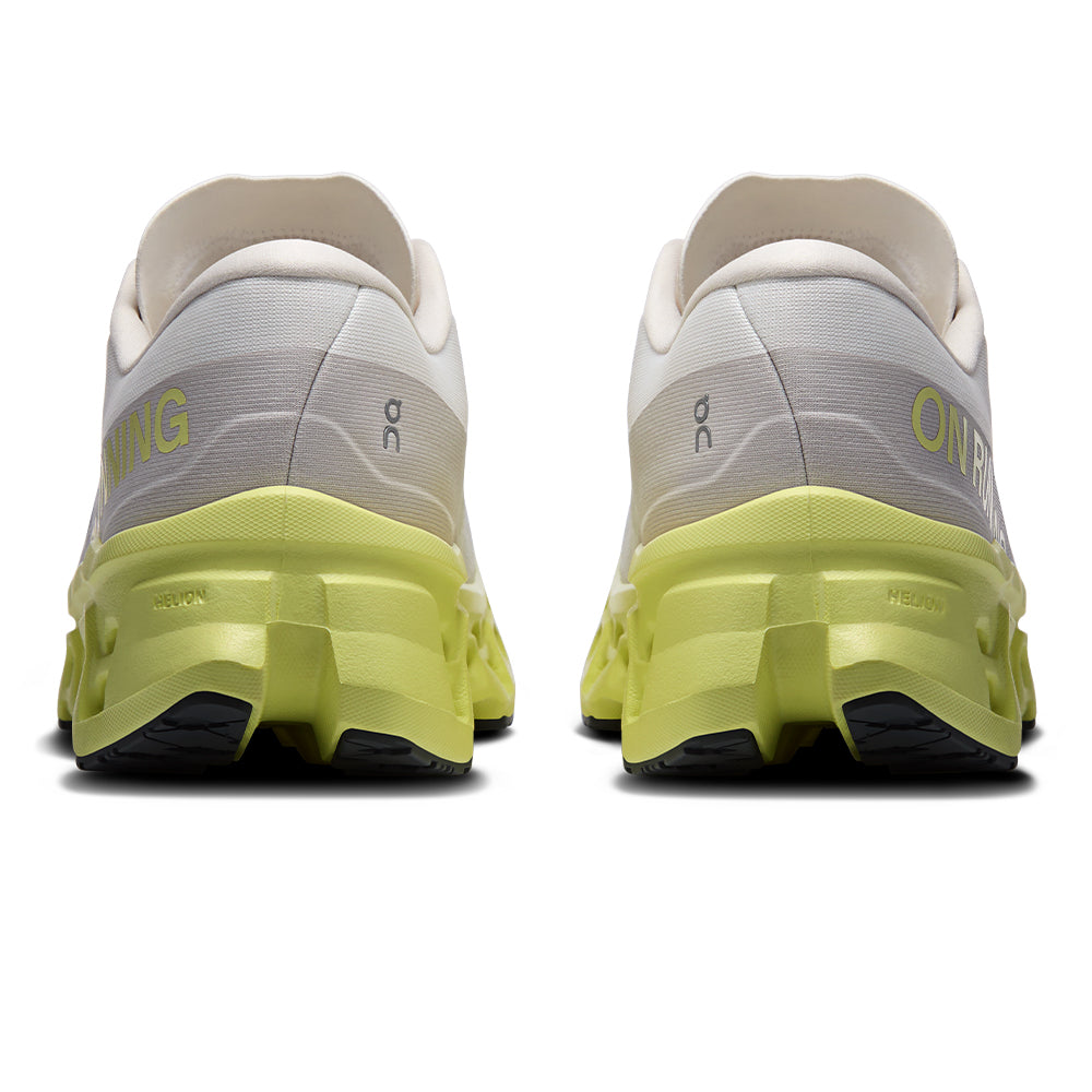 On Men’s Cloudmonster 3 - BlackToe Running#colour_ivory-limelight