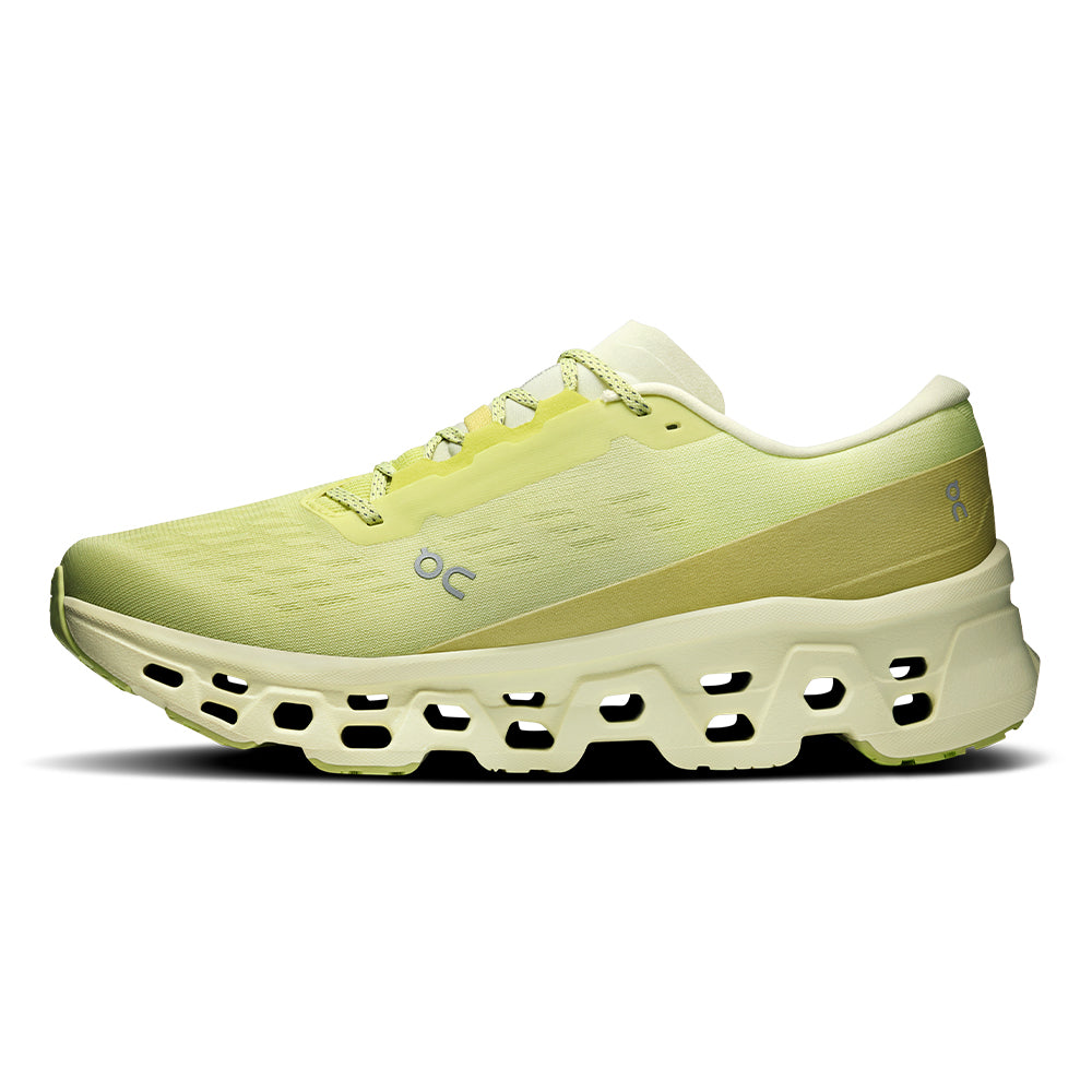 On Men’s Cloudmonster 3 - BlackToe Running#colour_limelight-seedling