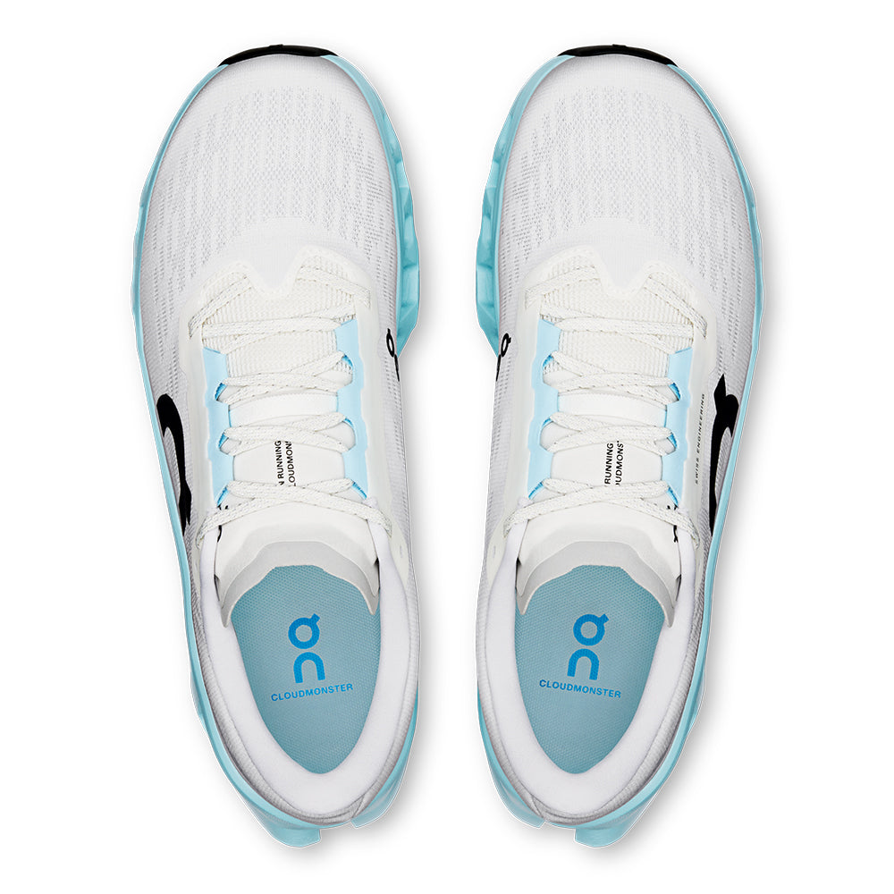 On Men’s Cloudmonster 3 - BlackToe Running#colour_ivory-topaz