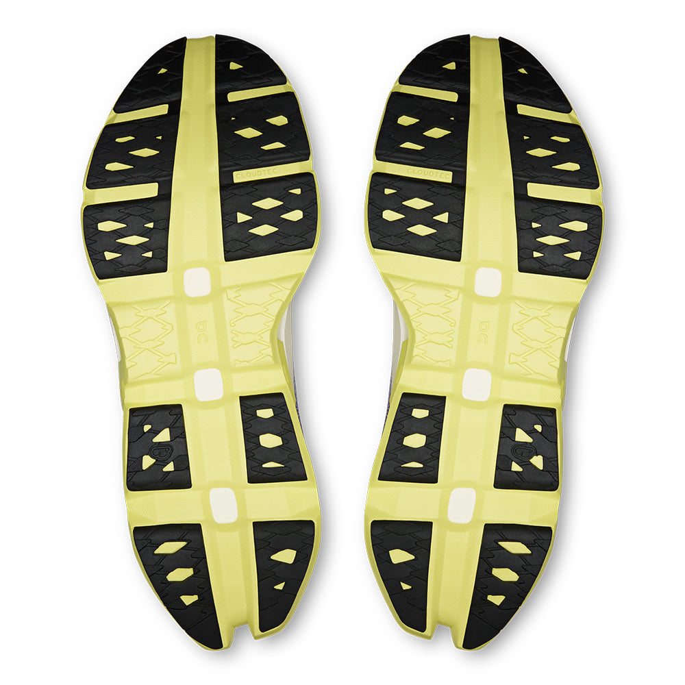 On Men's Cloudmonster 3 Hyper - BlackToe Running#colour_lily-limelight