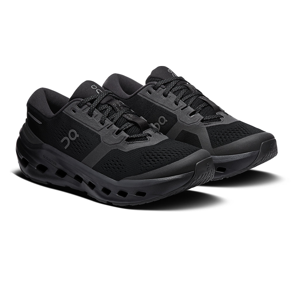 On Men's Cloudrunner 3 - BlackToe Running#colour_black-black