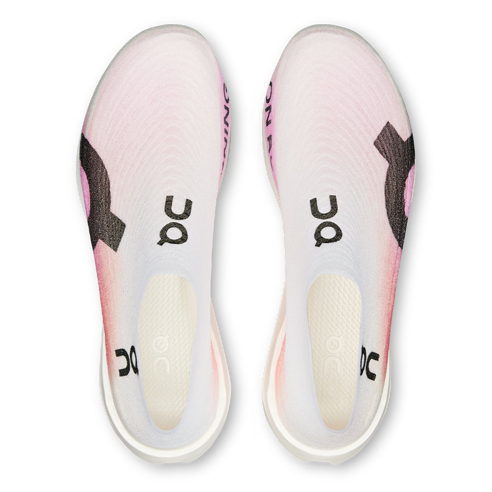 On Cloudboom Strike LS - BlackToe Running#colour_white-raspberry