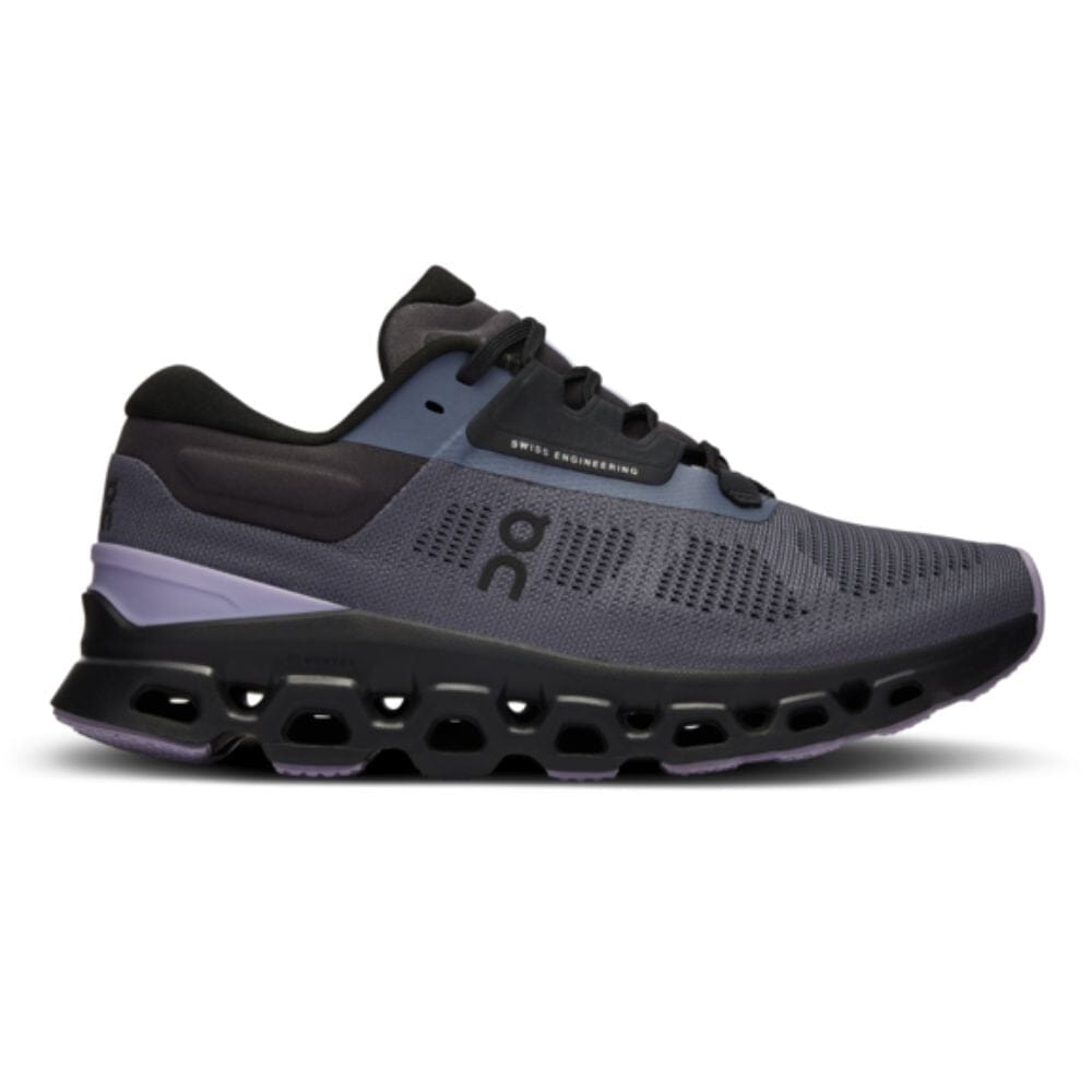 On Running Women's Cloudstratus 3 - BlackToe Running#colour_metal-wisteria