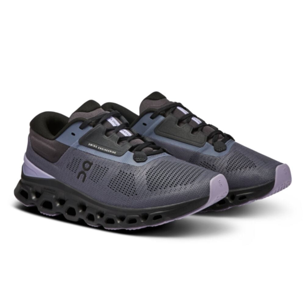 On Running Women's Cloudstratus 3 - BlackToe Running#colour_metal-wisteria