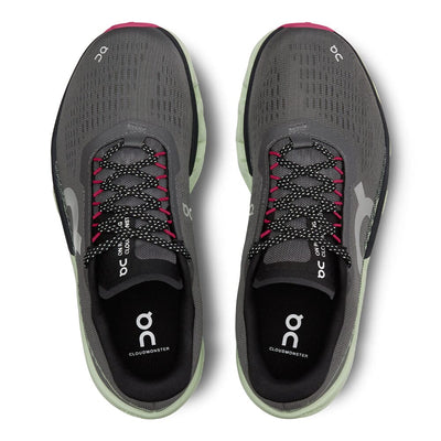 On Women's Cloudmonster 2 - BlackToe Running#colour_asphalt-lima