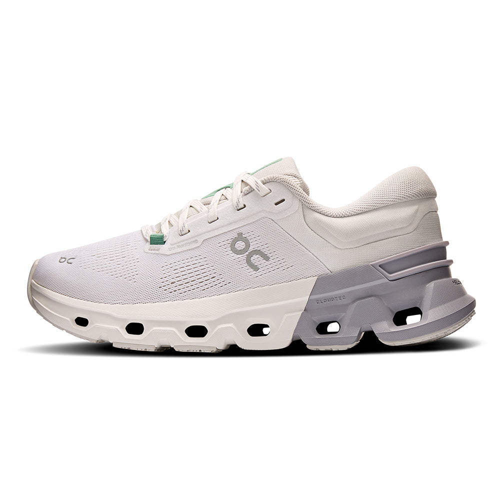 On Women's Cloudflyer 5 - BlackToe Running#colour_white-lilac