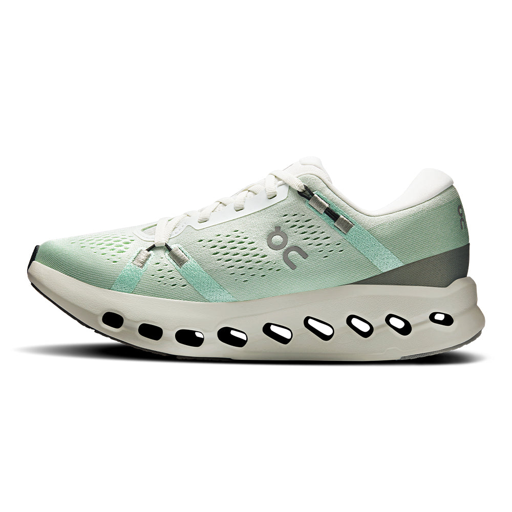 On Women's Cloudsurfer 2 - BlackToe Running#colour_ivory-creek
