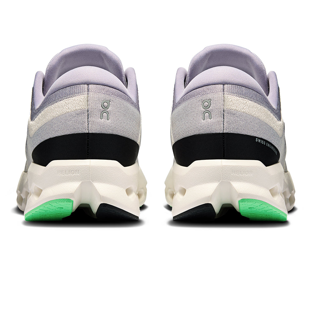 On Women's Cloudsurfer 2 - BlackToe Running#colour_lilac-ivory