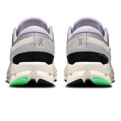 On Women's Cloudsurfer 2 - BlackToe Running#colour_lilac-ivory