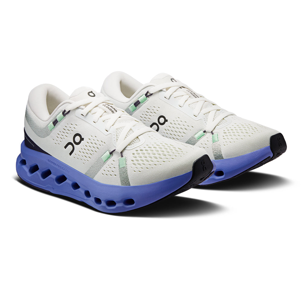 On Women's Cloudsurfer 2 - BlackToe Running#colour_ivory-sailor