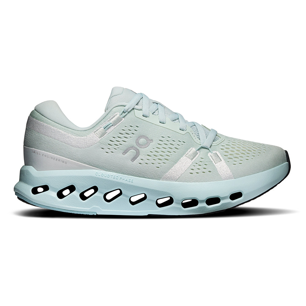 On Women's Cloudsurfer 2 - BlackToe Running#colour_surf-flurry