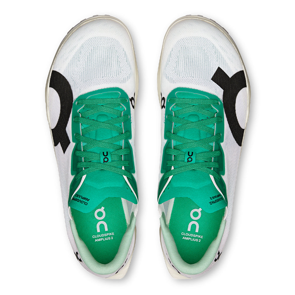 On Men's Cloudspike Amplius 2 - BlackToe Running#colour_mint-white
