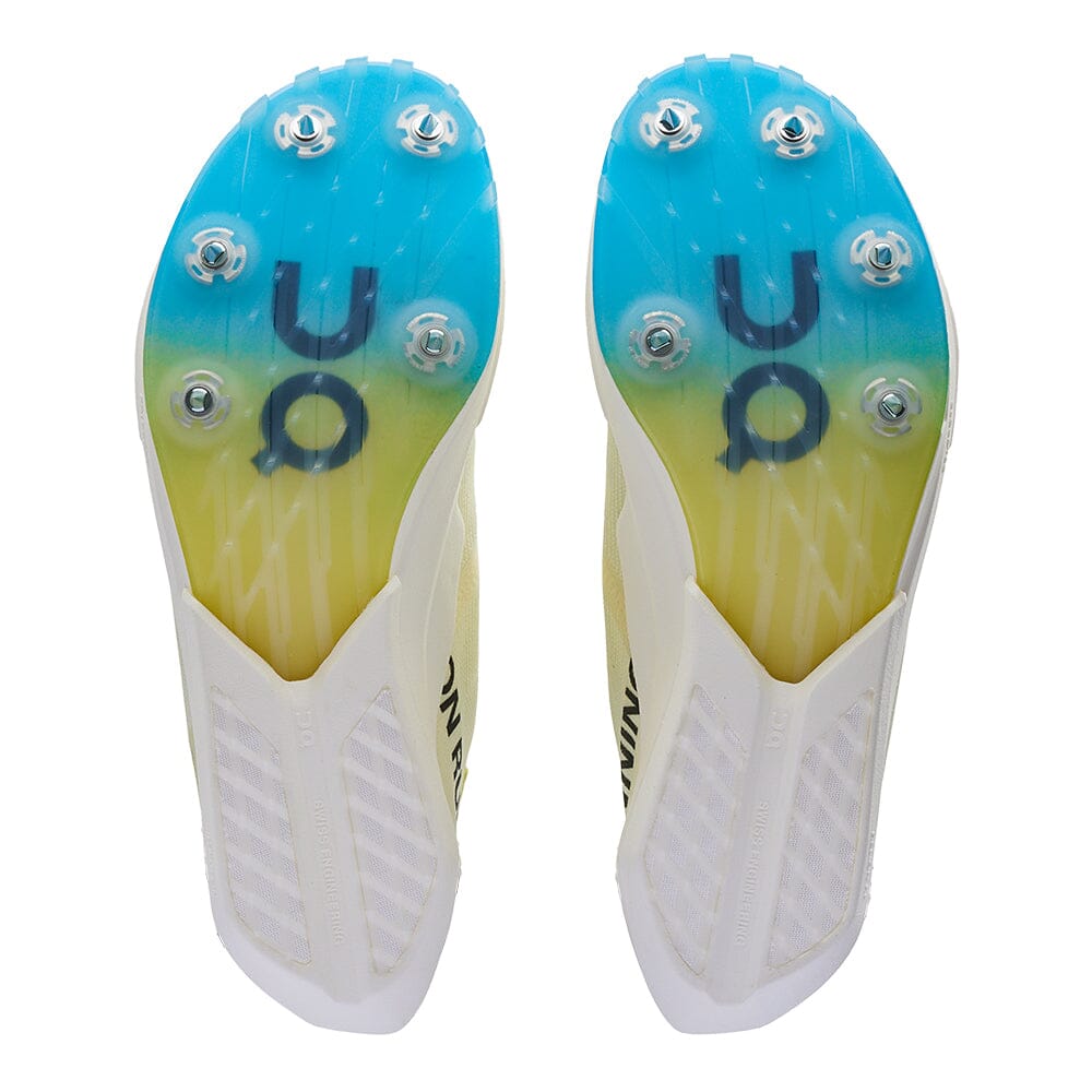 On Women's Cloudspike Amplius 2 - BlackToe Running#colour_limelight-white