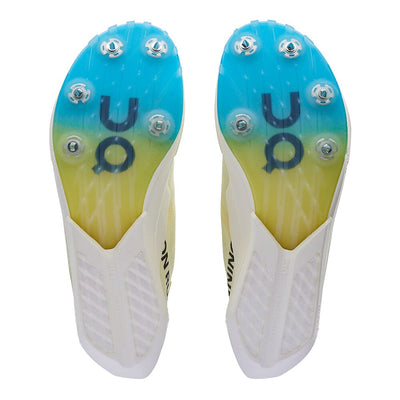 On Women's Cloudspike Amplius 2 - BlackToe Running#colour_limelight-white