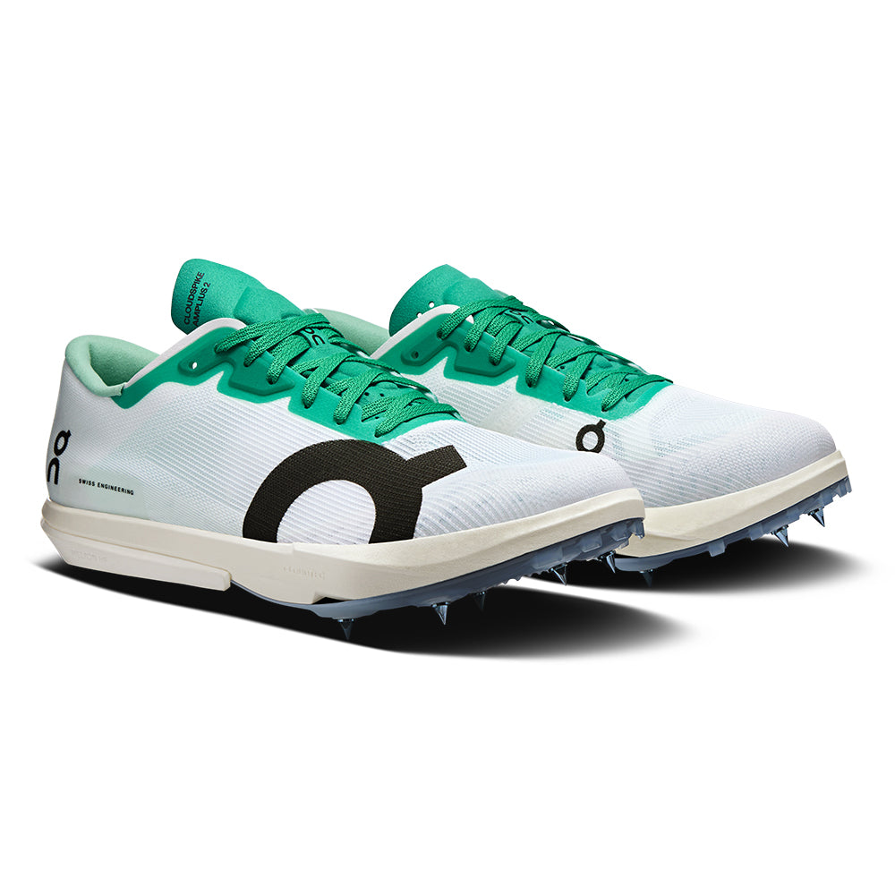 On Men's Cloudspike Amplius 2 - BlackToe Running#colour_mint-white
