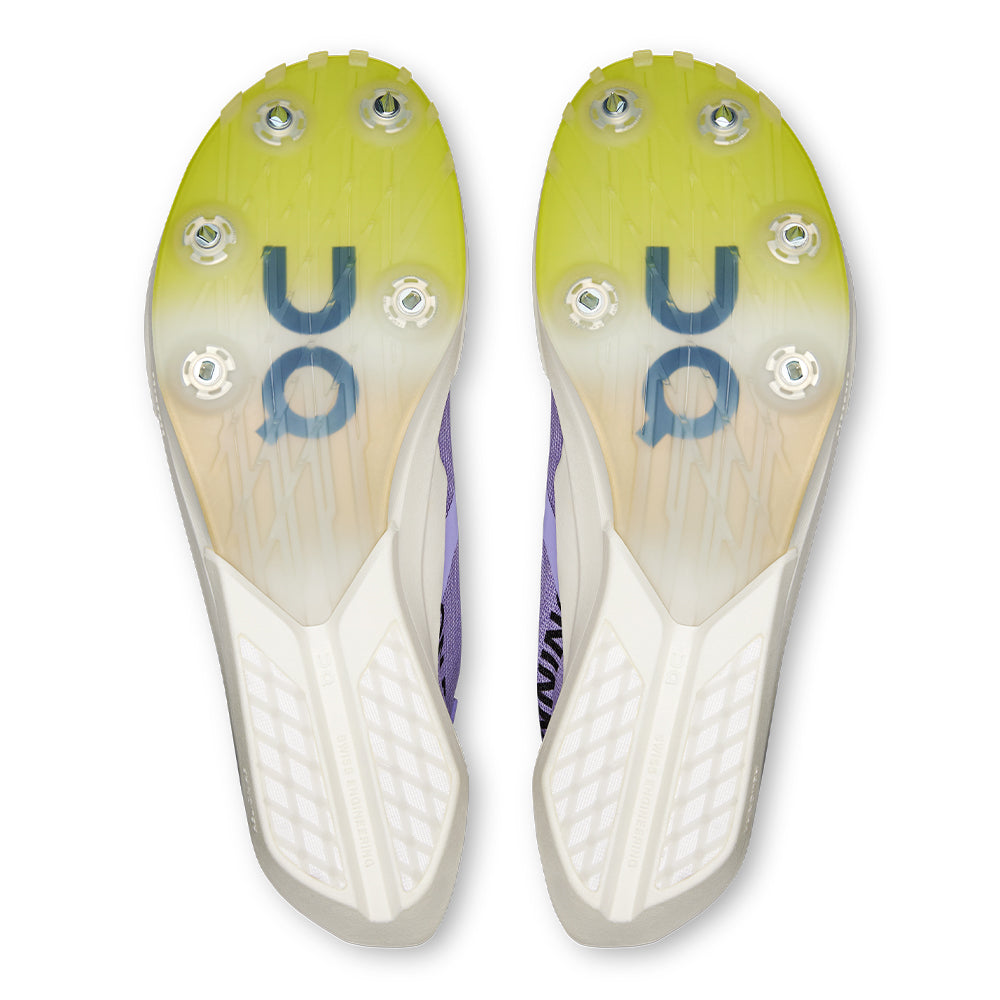 On Women's Cloudspike Amplius 2 - BlackToe Running#colour_bloom-lime