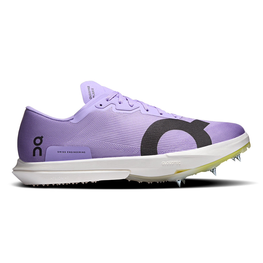 On Women's Cloudspike Amplius 2 - BlackToe Running#colour_bloom-lime