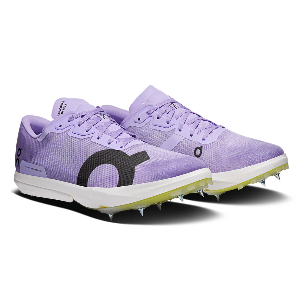 On Women's Cloudspike Amplius 2 - BlackToe Running#colour_bloom-lime