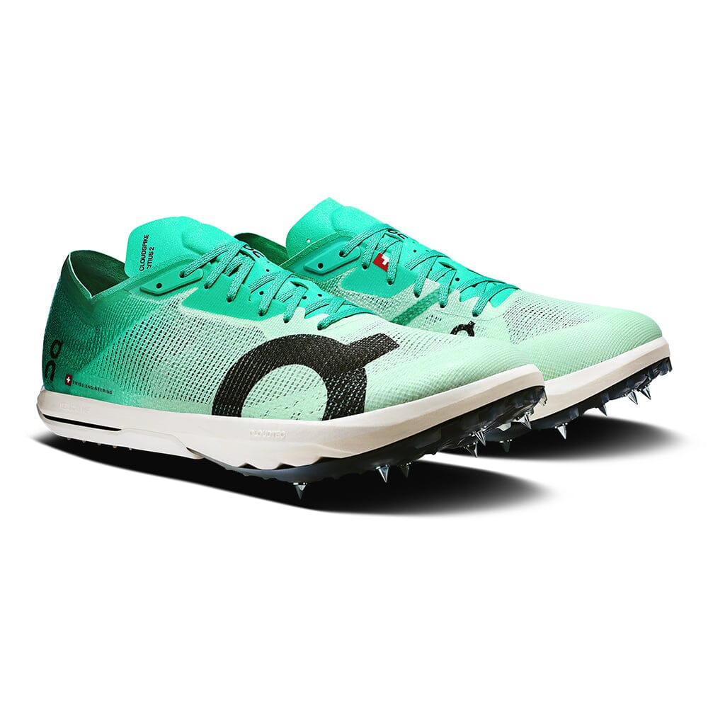 On Women's Cloudspike Citius 2 - BlackToe Running#colour_mint-white
