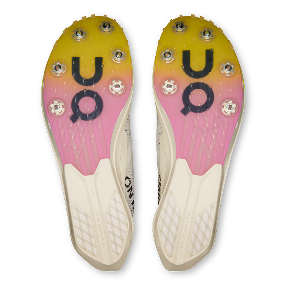 On Women's Cloudspike Citius 2 - BlackToe Running#colour_white-raspberry