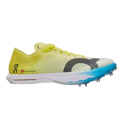 On Women's Cloudspike Citius 2 - BlackToe Running#colour_limelight-white
