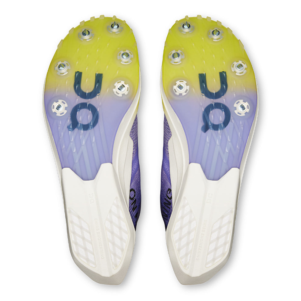 On Women's Cloudspike Citius 2 - BlackToe Running#colour_bloom-lime