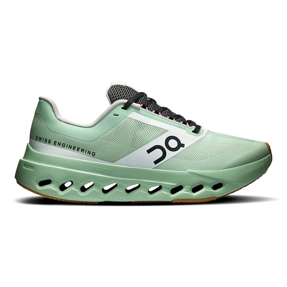 On Women's Cloudsurfer Next Z5 - BlackToe Running#colour_mineral-almond