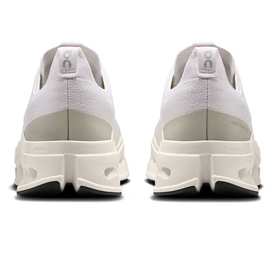 On Women's Cloudsurfer Max - BlackToe Running#colour_white-white